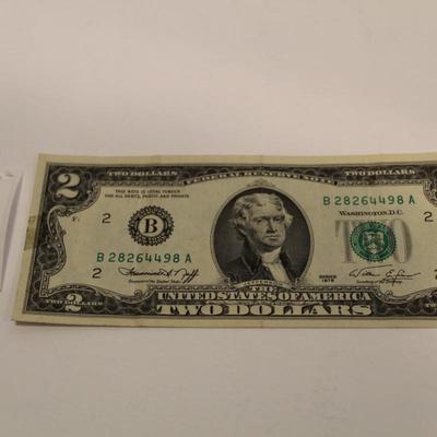 1976 2 Dollar Bill