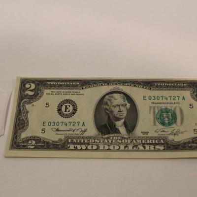 1976 2 Dollar Bill