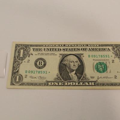 2003 1 Dollar Star Note