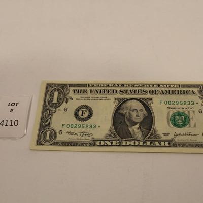 2003 1 Dollar Star Note