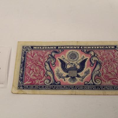Military Payment Certificate 5 Cents