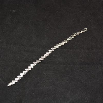 925 Sterling San Marco Bracelet 7.25â€, 9.7g
