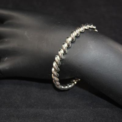 925 Sterling San Marco Bracelet 7.25â€, 9.7g