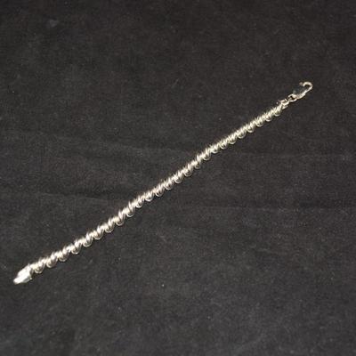 925 Sterling San Marco Bracelet 7.25â€, 9.7g