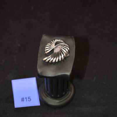 Vintage 925 Sterling Swirl Pin 3.7g