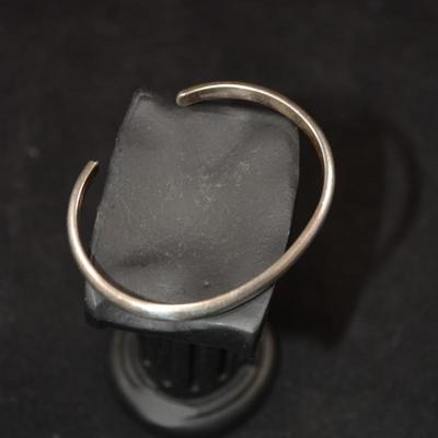 Simple 925 Sterling Cuff Bracelet 12.9g