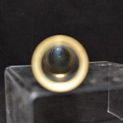 Vintage Small Vinyl Wrapped Brass Spy Scope 3â€