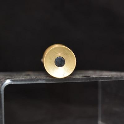 Vintage Small Vinyl Wrapped Brass Spy Scope 3â€