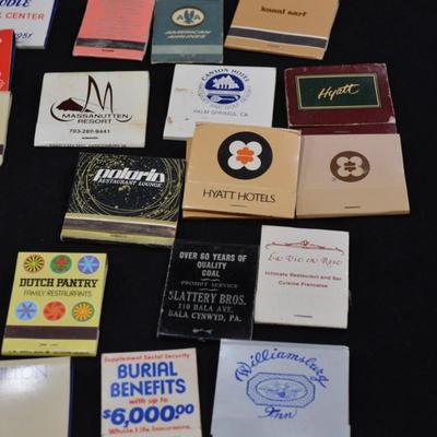 Lot of Vintage Matches from All Over
