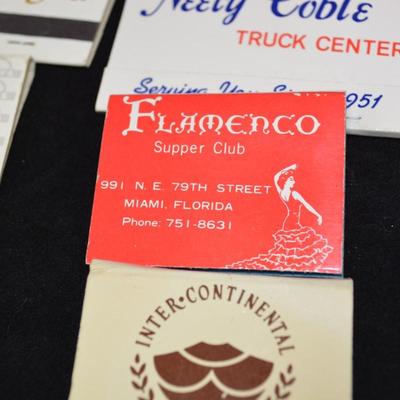 Lot of Vintage Matches from All Over