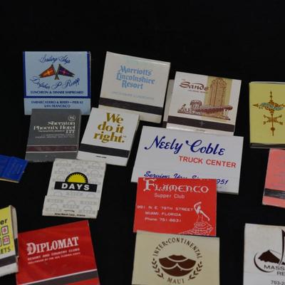 Lot of Vintage Matches from All Over