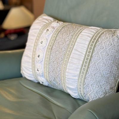 Rectangular Decorative Embellished Pillow