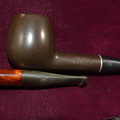Set of 4 Vintage Tobacco Pipes