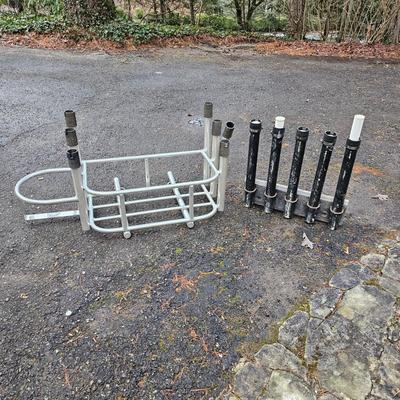 Aluminum Vehicle Mount Fishing Rod & Cooler Holder (G-JS)