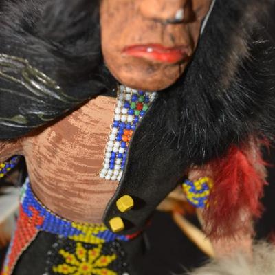 Vintage Bakabi Fancy Dancer Kachina Doll AS IS 15â€