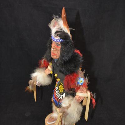 Vintage Bakabi Fancy Dancer Kachina Doll AS IS 15â€
