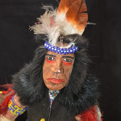 Vintage Bakabi Fancy Dancer Kachina Doll AS IS 15â€