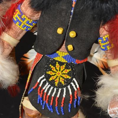 Vintage Bakabi Fancy Dancer Kachina Doll AS IS 15â€