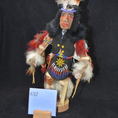 Vintage Bakabi Fancy Dancer Kachina Doll AS IS 15â€