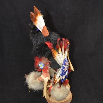 Vintage Bakabi Fancy Dancer Kachina Doll AS IS 15â€