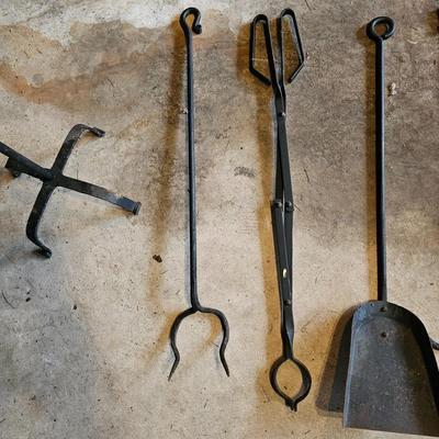 Wrought Iron Fireplace Set & More (G-JS)