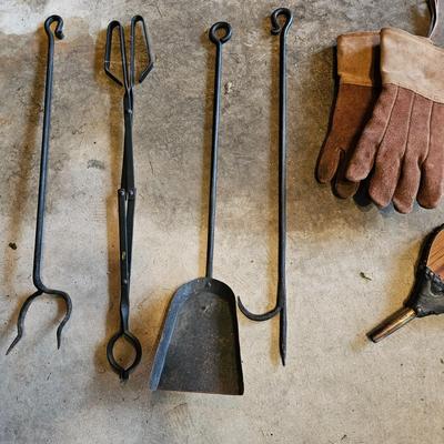 Wrought Iron Fireplace Set & More (G-JS)