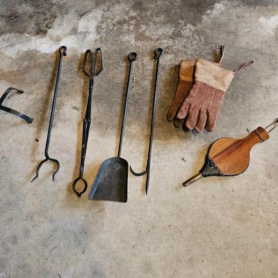 Wrought Iron Fireplace Set & More (G-JS)