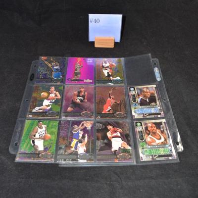 â€™97-â€™98 NBA Hall Of Famers Basketball Cards, 11 Total
