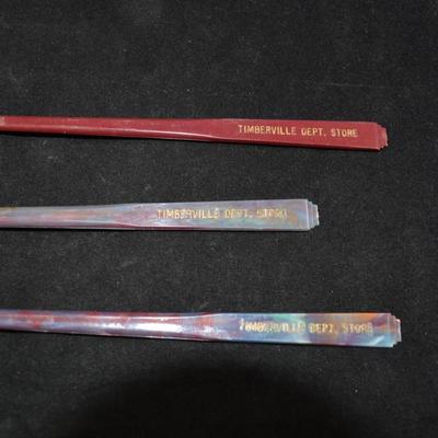 Vintage Timberville VA Dept. Store Soda Spoons