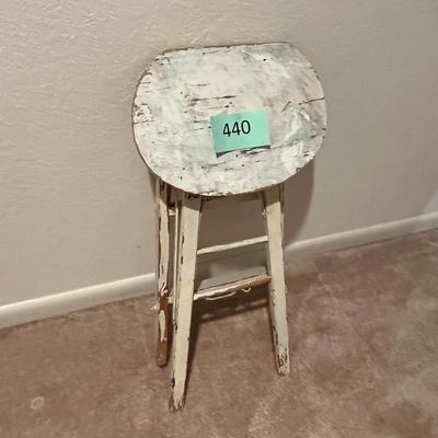 Antique step stool