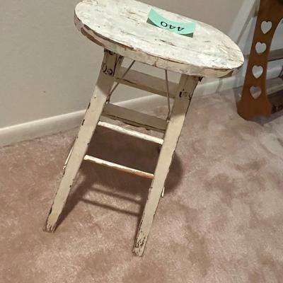Antique step stool