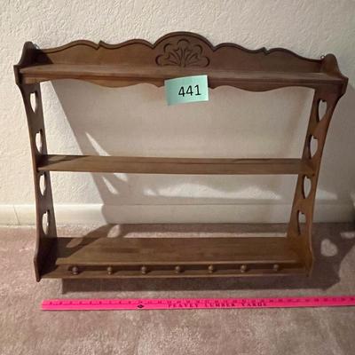 Vintage wall shelf