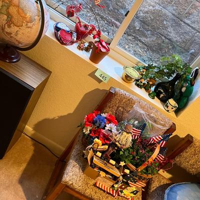 Globe & Holiday decor