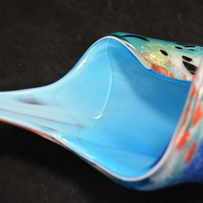 Vintage MURANO Art Glass Shell w/ Crack AS IS