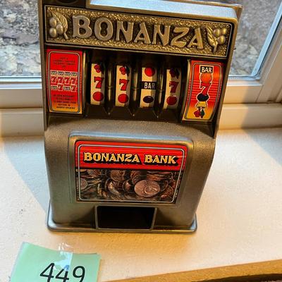 Slot machine bank