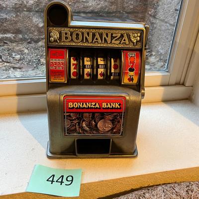 Slot machine bank