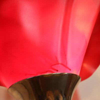 Vintage Rose Lamp - Repainted