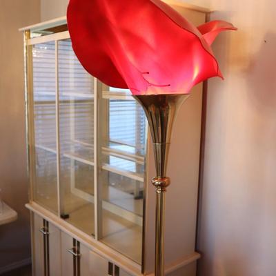Vintage Rose Lamp - Repainted