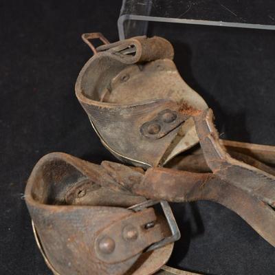 2 Pair of Antique/Vintage Clamp-On Ice-skates