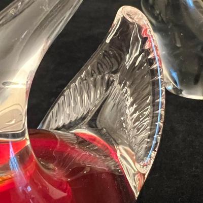 Murano, Swarovski, Kosta Boda & More Crystal Swan Figurines (O-RG)