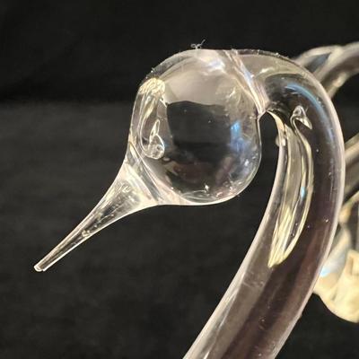 Murano, Swarovski, Kosta Boda & More Crystal Swan Figurines (O-RG)