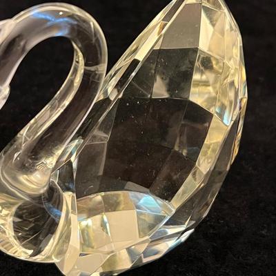 Murano, Swarovski, Kosta Boda & More Crystal Swan Figurines (O-RG)