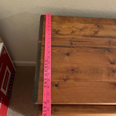 80s Butcher block style 3 drawer chest