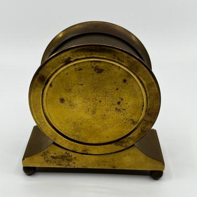 N256 Vintage Chelsea Brass Desk Clock