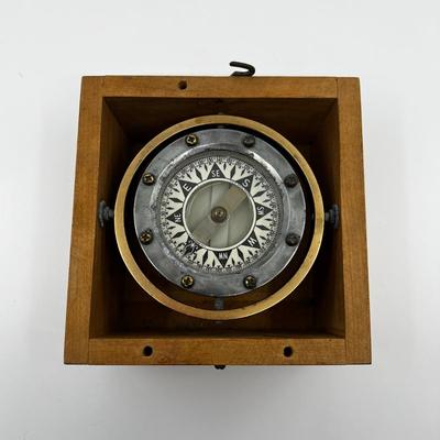 N258 Vintage Boat Compass by Dirigo of Seattle Washington