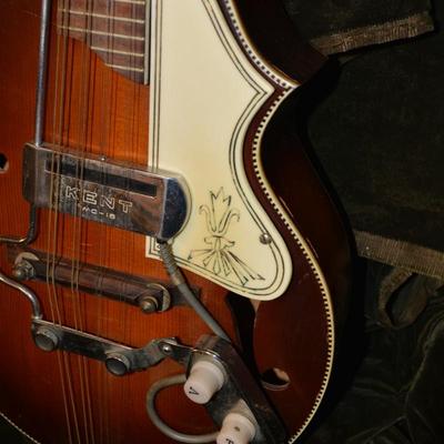 Vintage Silvertone Sunburst Mandolin w/ KENT WC-16 Removable Pick Up