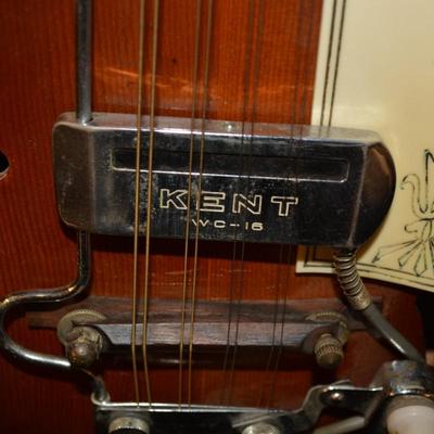 Vintage Silvertone Sunburst Mandolin w/ KENT WC-16 Removable Pick Up