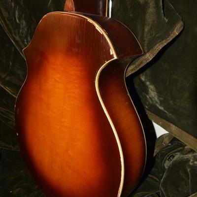 Vintage Silvertone Sunburst Mandolin w/ KENT WC-16 Removable Pick Up