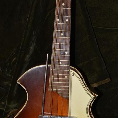Vintage Silvertone Sunburst Mandolin w/ KENT WC-16 Removable Pick Up