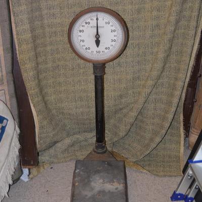Vintage DETECTO Metal Scale 36â€x21â€x12â€